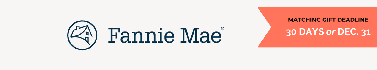 Deadline for Fannie Mae matching gift requests