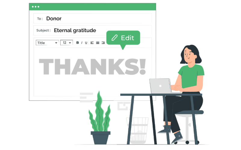 How to ask for donations - after the ask