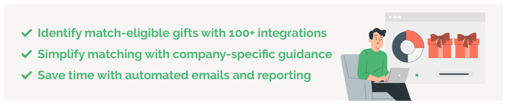 Benefits of matching gift automation software