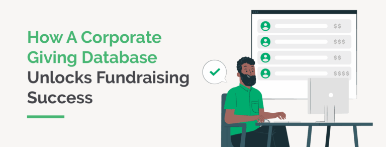 How A Corporate Giving Database Unlocks Fundraising Success