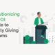 The title of the article, which is “Revolutionizing Your ROI: A Guide to Monthly Giving Programs.”