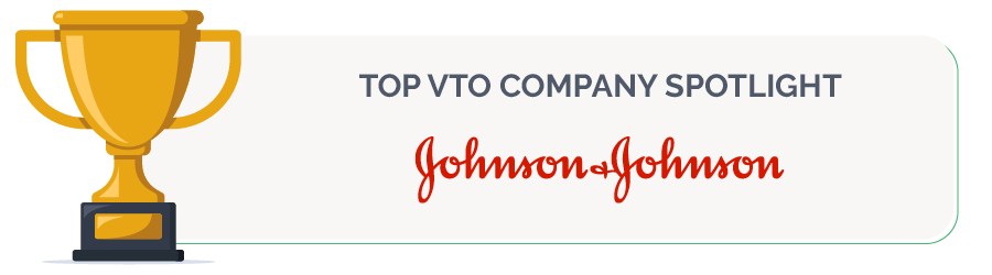 Johnson & Johnson is one of the top VTO companies