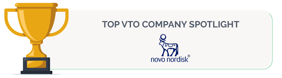 Novo Nordisk is one of the top VTO companies