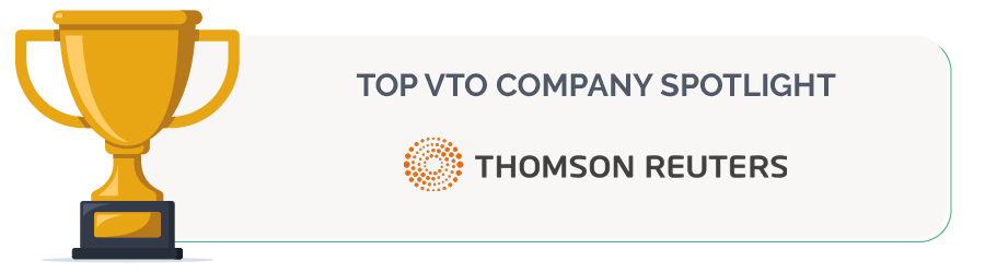 Thomson Reuters is one of the top VTO companies