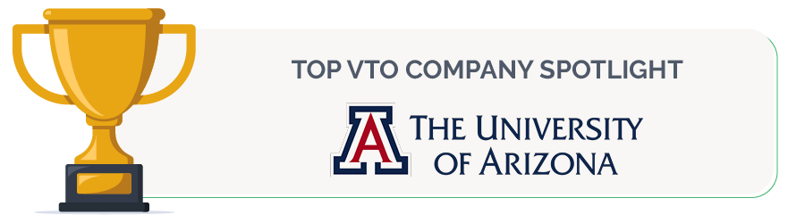 University of Arizona is one of the top VTO companies