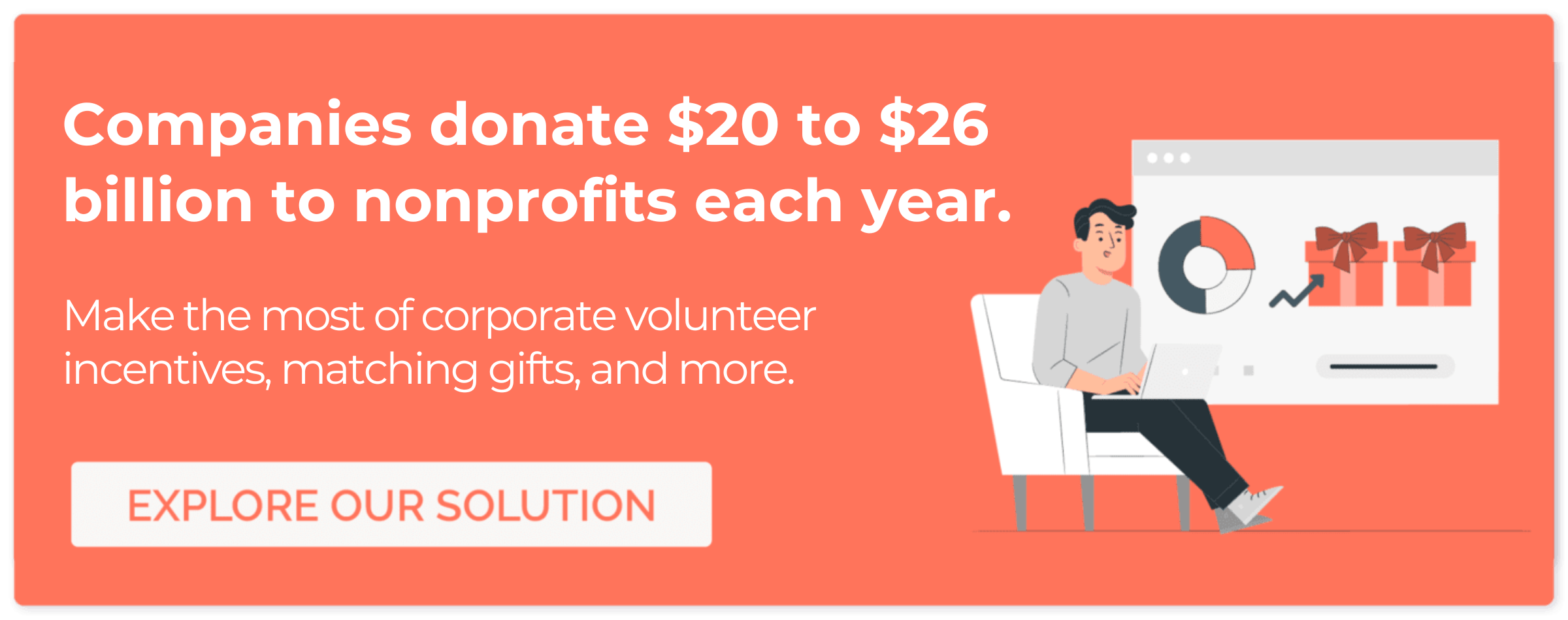 Get inspired by VTO statistics and drive corporate giving with Double the Donation.