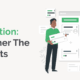 Two nonprofit employees working with data next to the title of the article, Nonprofit Data Collection: How to Gather The Right Insights