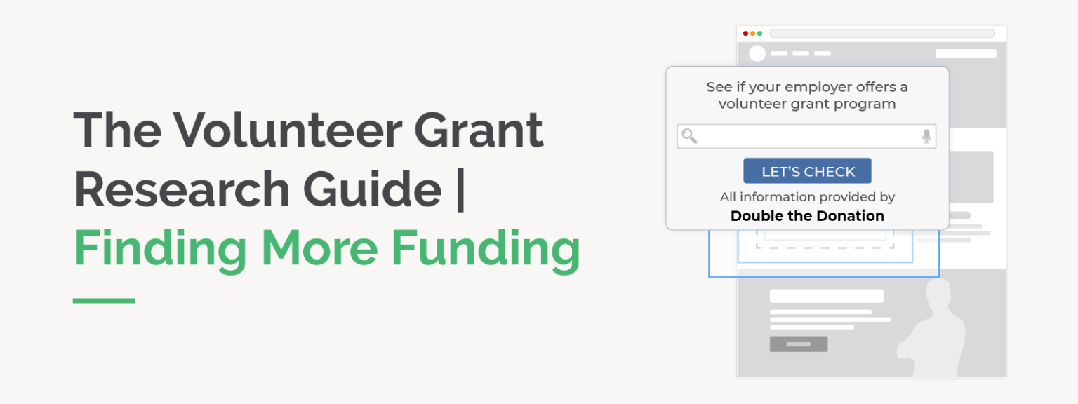 The Volunteer Grant Research Guide Finding More Funding