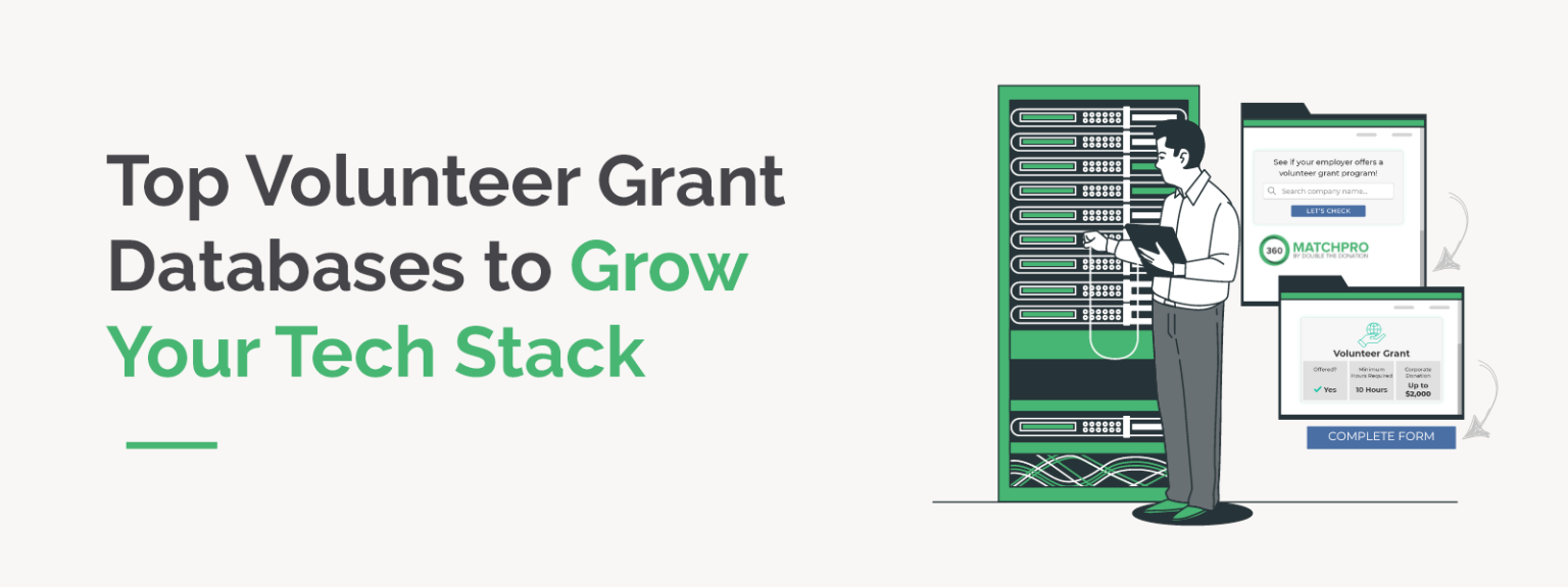 Top Volunteer Grant Databases to Grow Your Tech Stack