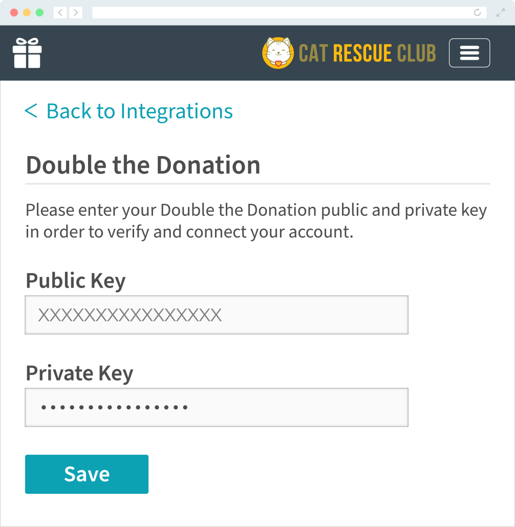 Easily integrate Double the Donation with leading peer-to-peer fundraising providers.