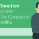 Announcement of Double the Donation's new volunteer module