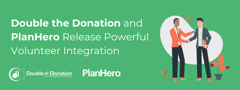 Double the Donation and PlanHero Release Powerful Volunteer Integration