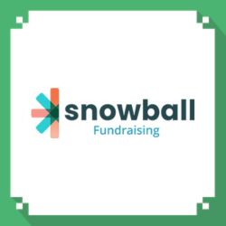 The logo for Snowball, a top charity auction tool for nonprofits.