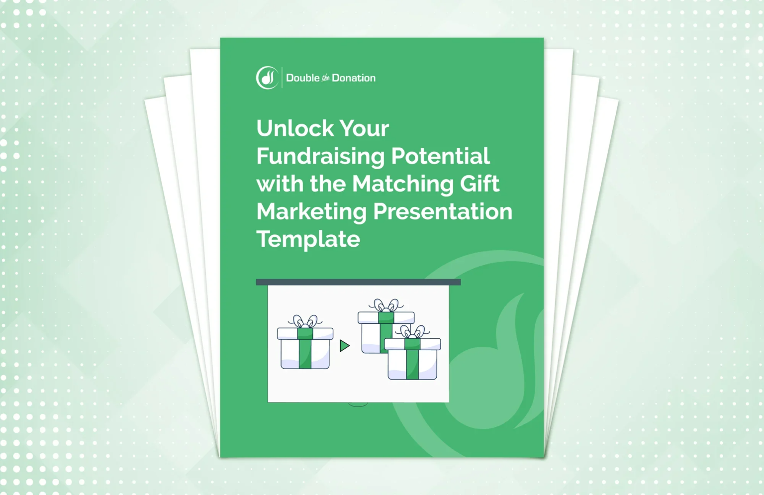 Matching Gift Marketing Plan Presentation Template