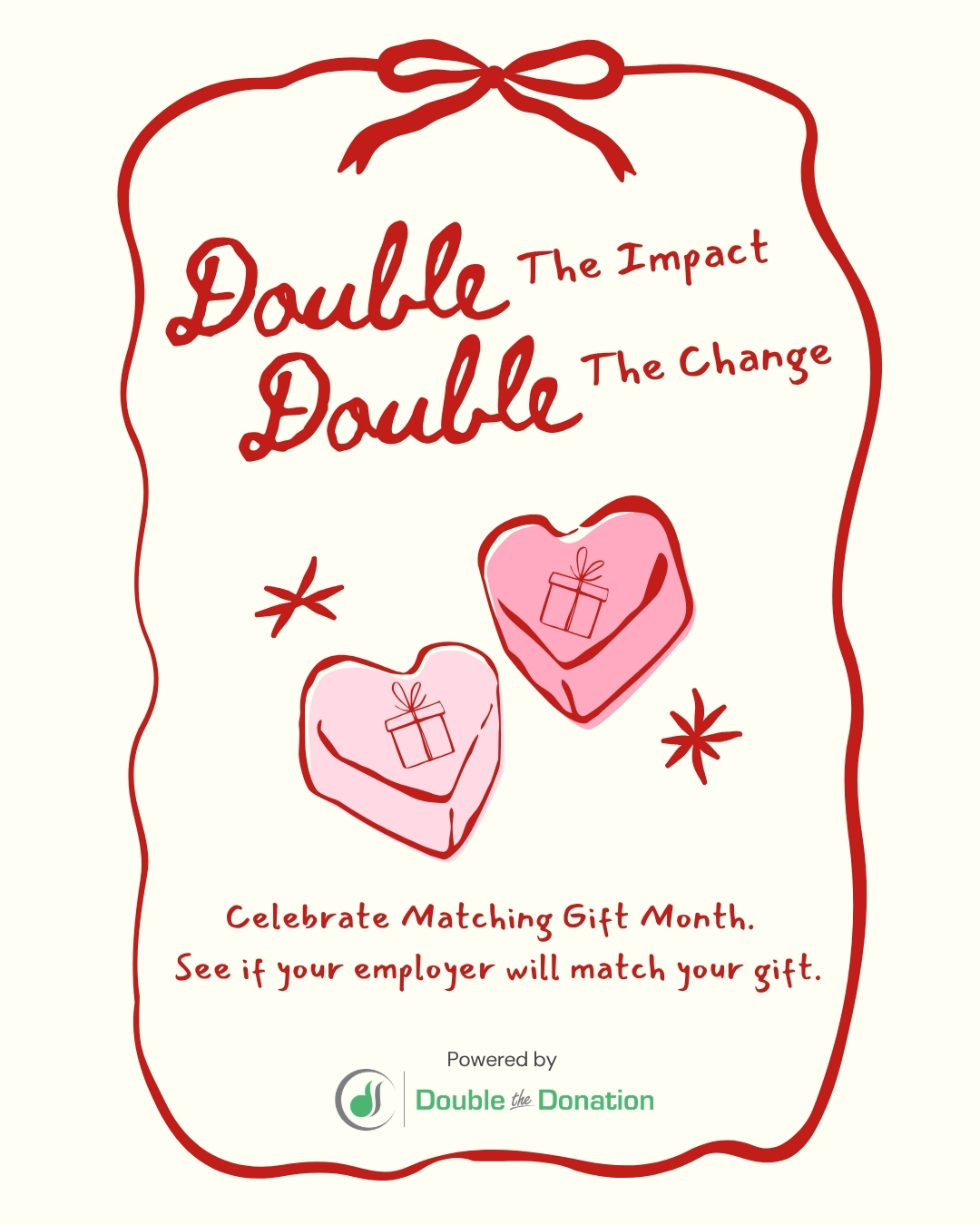 Matching Gift Content Calendar Marketing Through the Year - Matching Gift Month Example