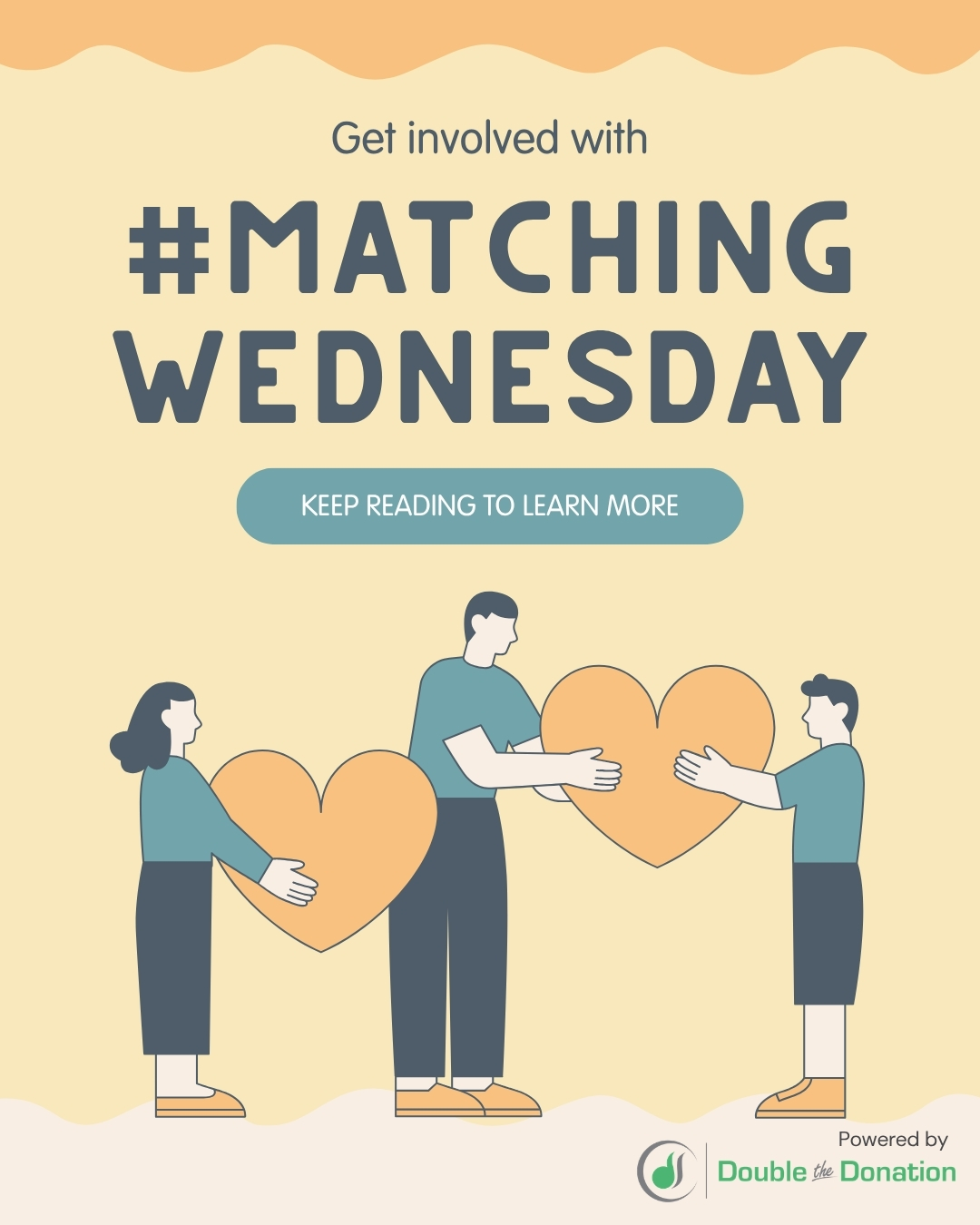 Matching Gift Content Calendar Marketing Through the Year - Matching Wednesday Example