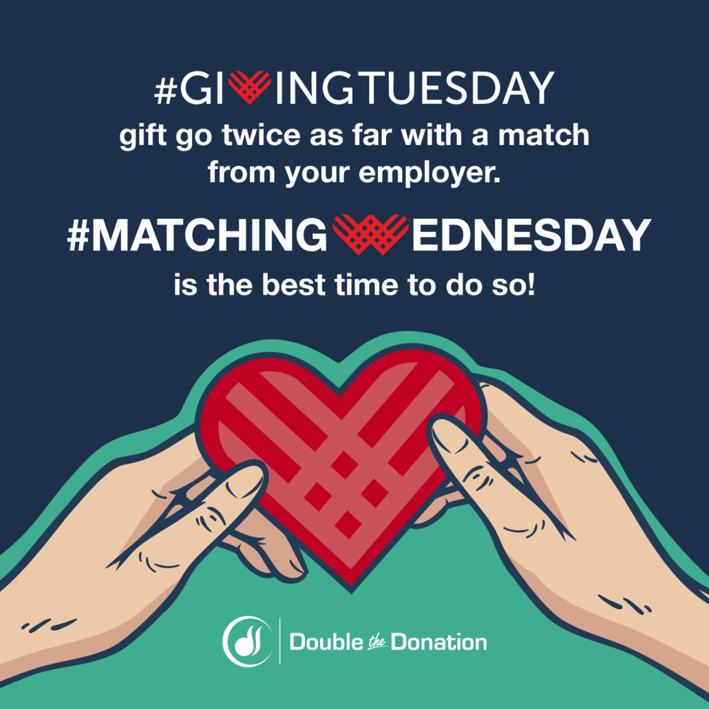 Giving Wednesday Examples Matching Wednesday: Drive Matching Gifts Post #GivingTuesday
