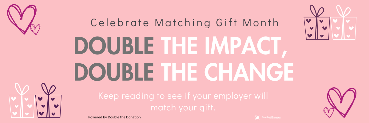 Matching gift content calendar example: match month