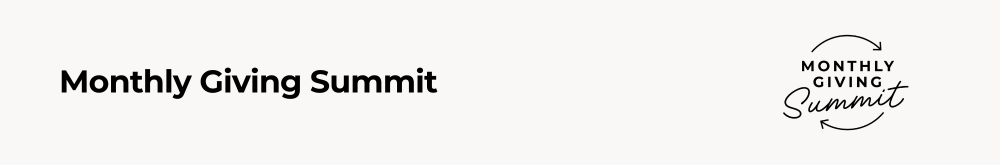 The Monthly Giving Summit is one of the top nonprofit conferences to attend.