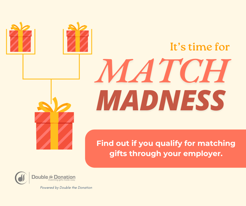 Matching gift content calendar example: Match Madness