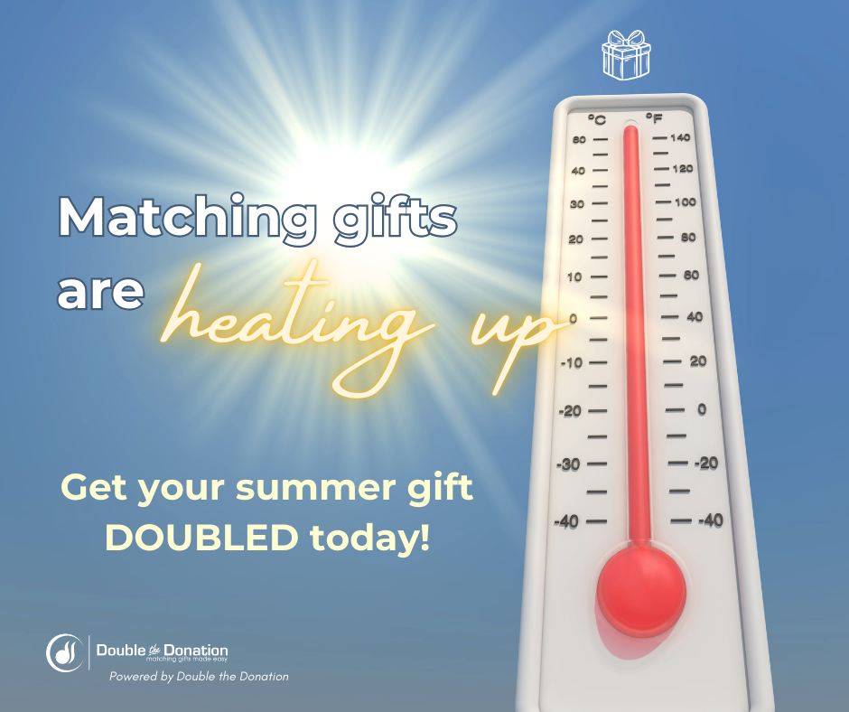 Matching gift content calendar example: Summer