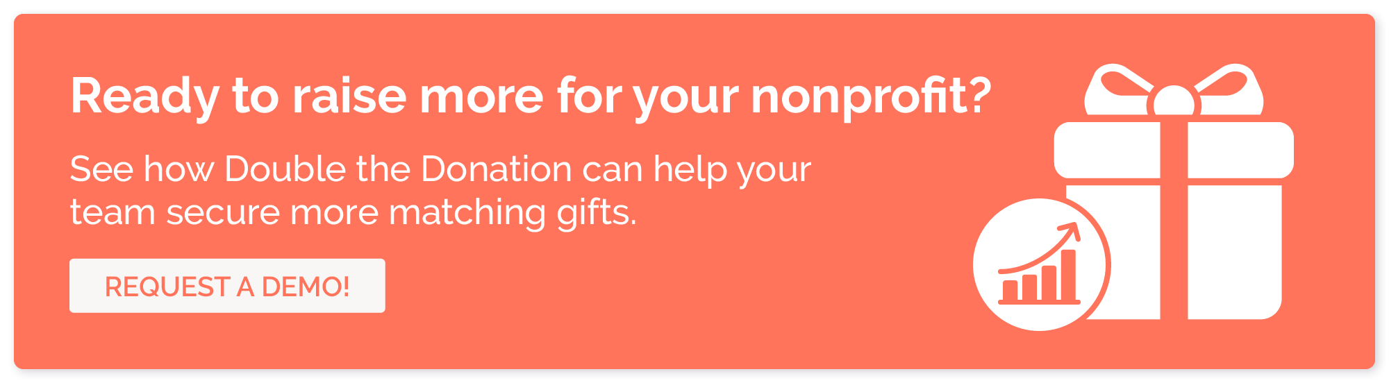 Tracking in-kind donations and raising more with matching gifts through Double the Donation