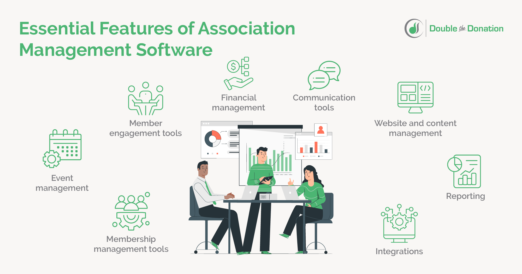 The best association management software will include these features, which are listed below.