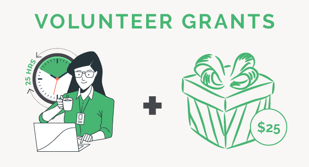 Volunteer grants are one of the most important examples of corporate social responsibility.