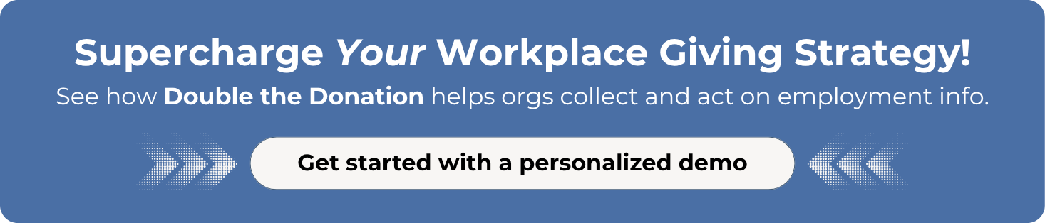 Enhancing your donor profiles with employment data from Double the Donation