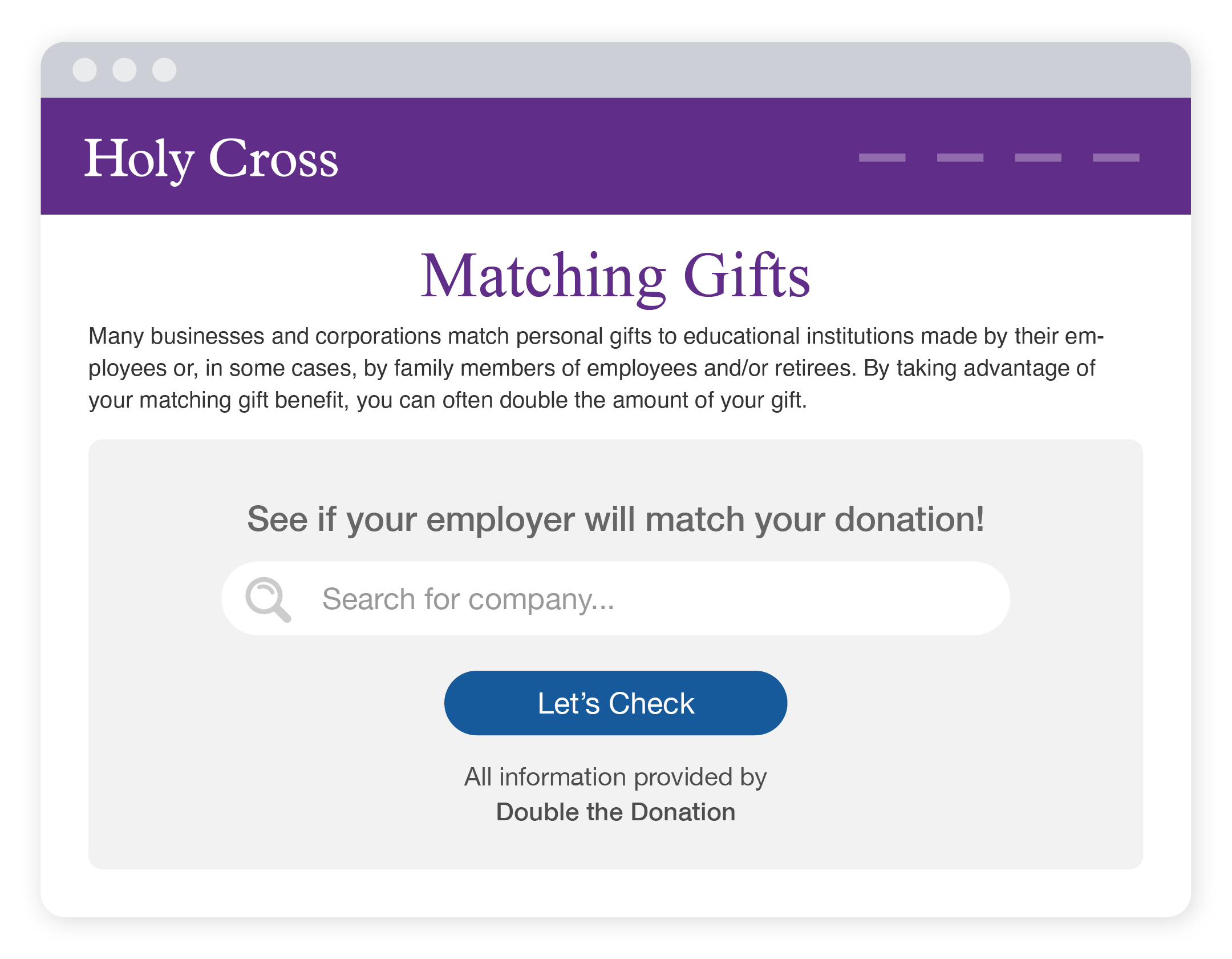 How higher ed leaders leverage matching gifts on a dedicated match page