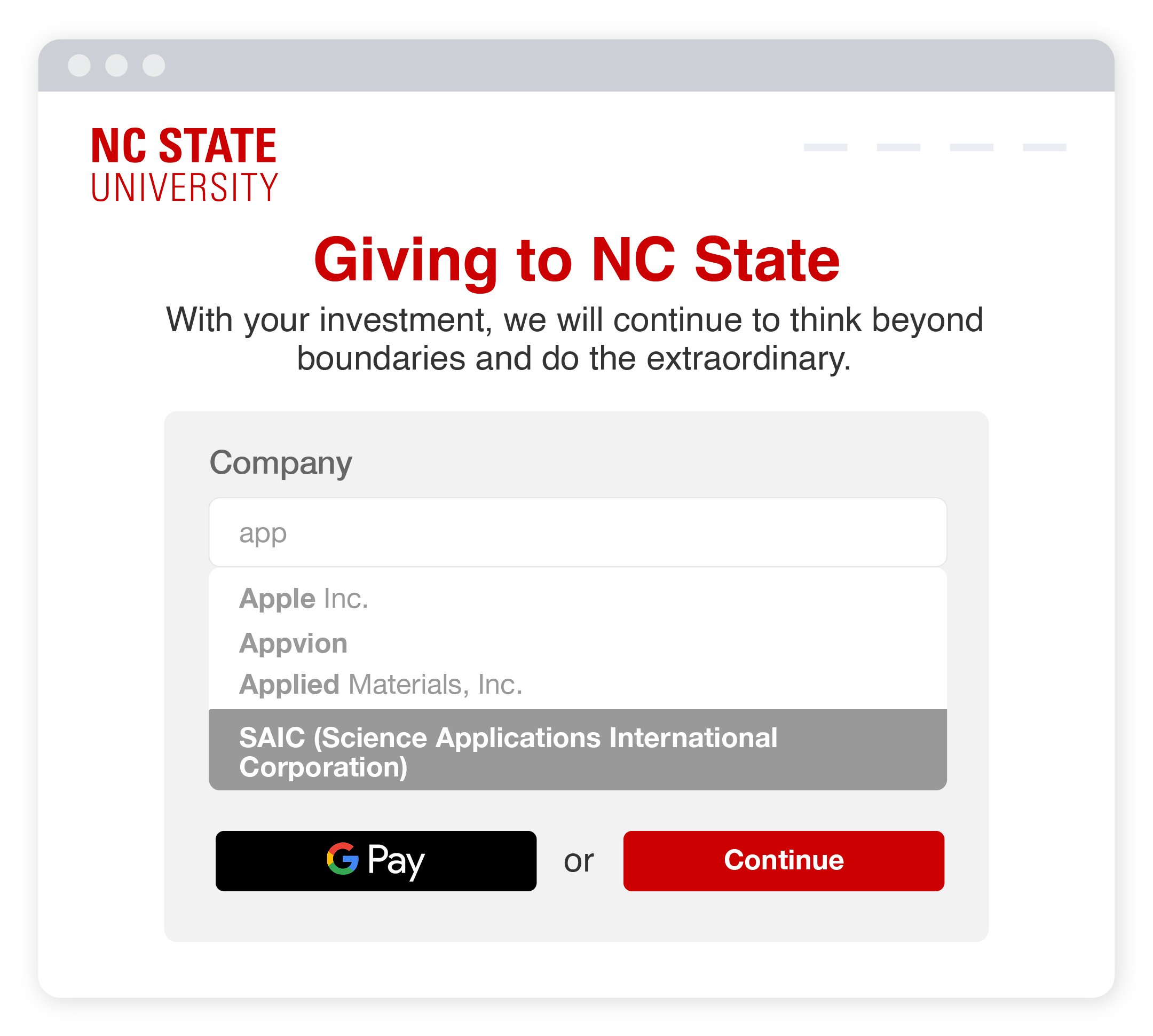 How higher ed leaders leverage matching gifts in the donation flow