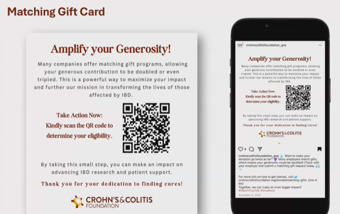 Part of Crohns & Colitis Foundation's matching gift journey