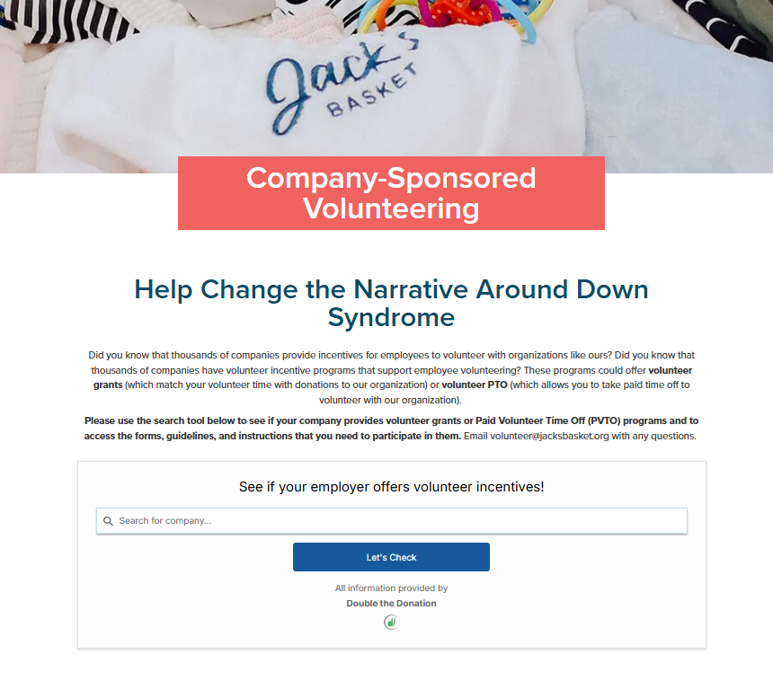How this organization secured volunteer grant buy-in and promoted the opportunity on their website
