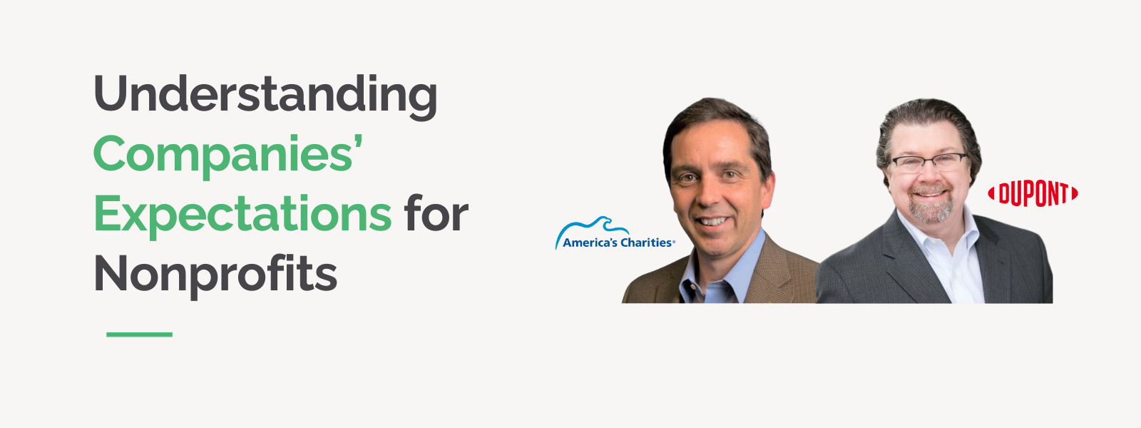 Understanding Companies’ Expectations for Nonprofits