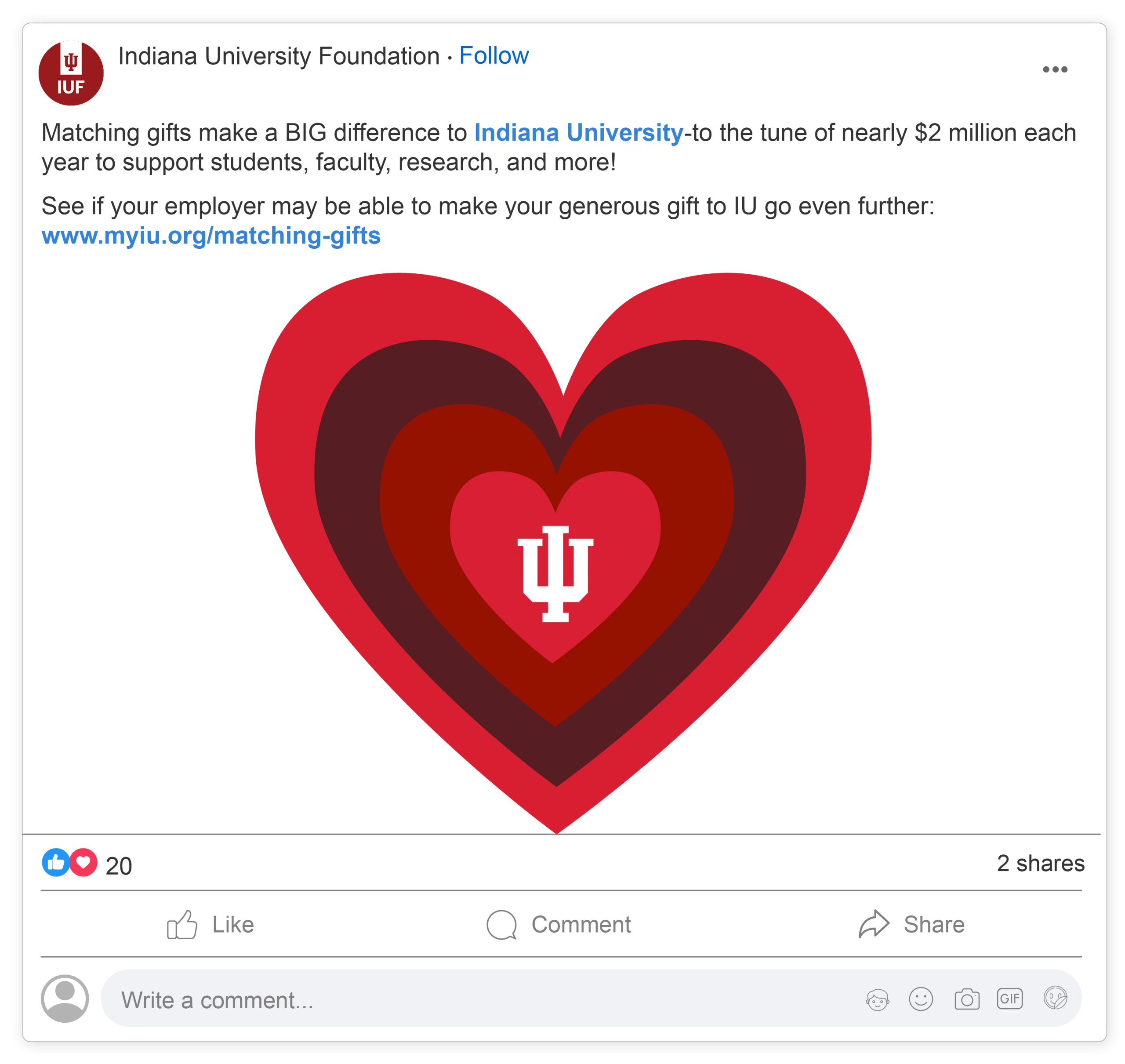 Revamp your university's matching gift strategy with this example from IUF