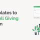 Email Templates to Boost Payroll Giving Participation