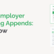 Asking for Employer Info vs. Using Employer Appends: What to Know