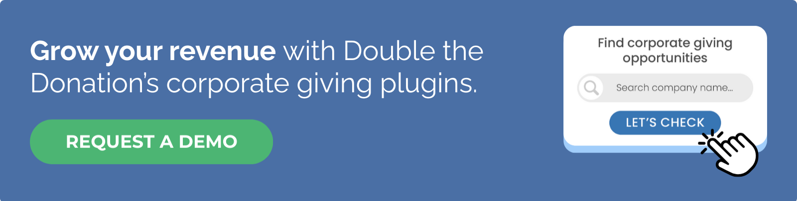 Market workplace giving on your website with our plugin tools.
