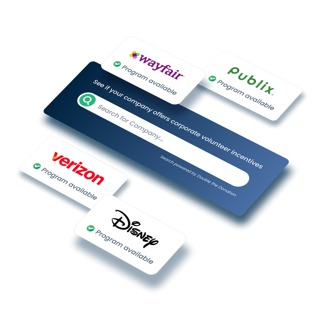 Find volunteer grant programs and VTO programs by employer