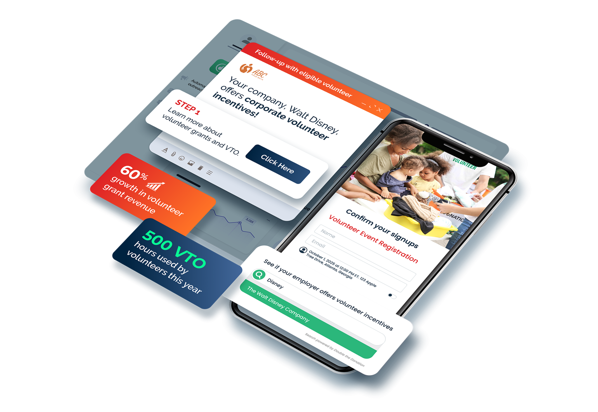Volunteer grant software integrates with nonprofit VMS platforms for full automation