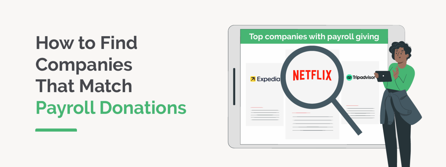 How to Find Companies That Match Payroll Donations