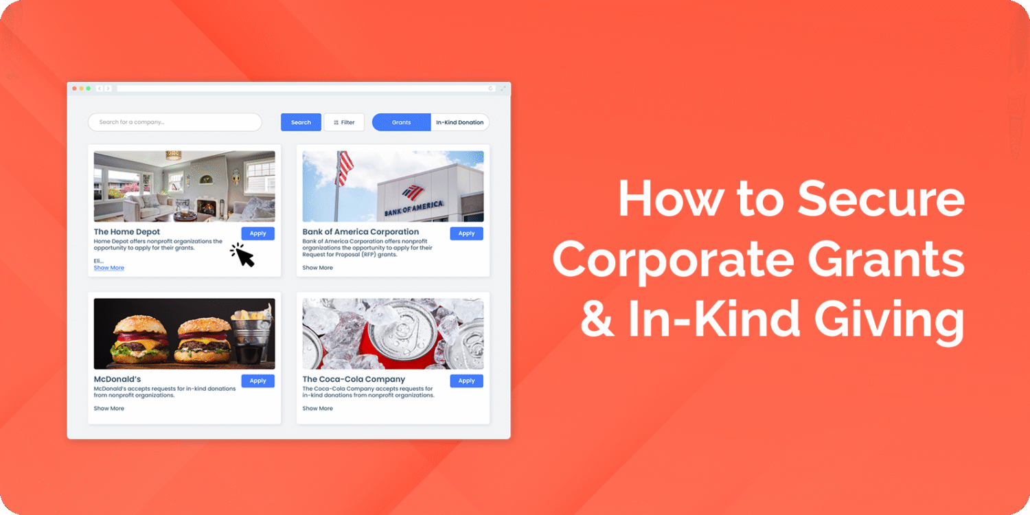 Corporate Grants and In-Kind Giving Guide Download