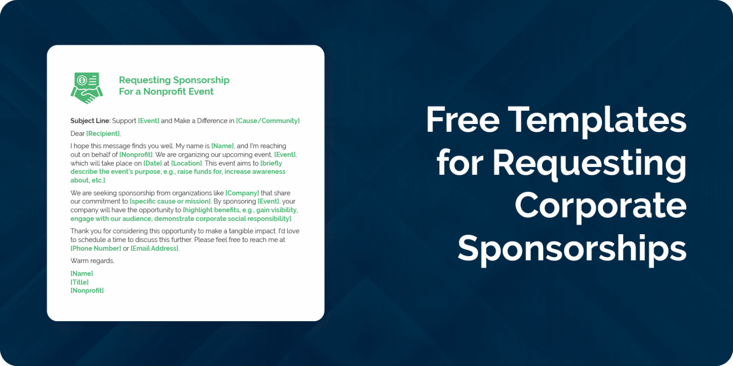 Corporate Sponsorships Templates Download