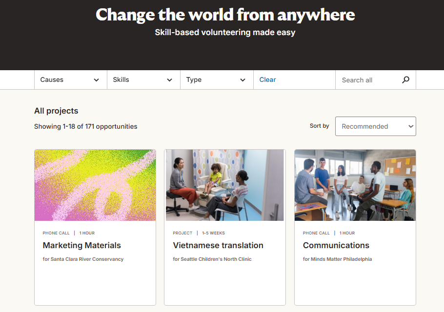 How to get corporate volunteers with online job postings