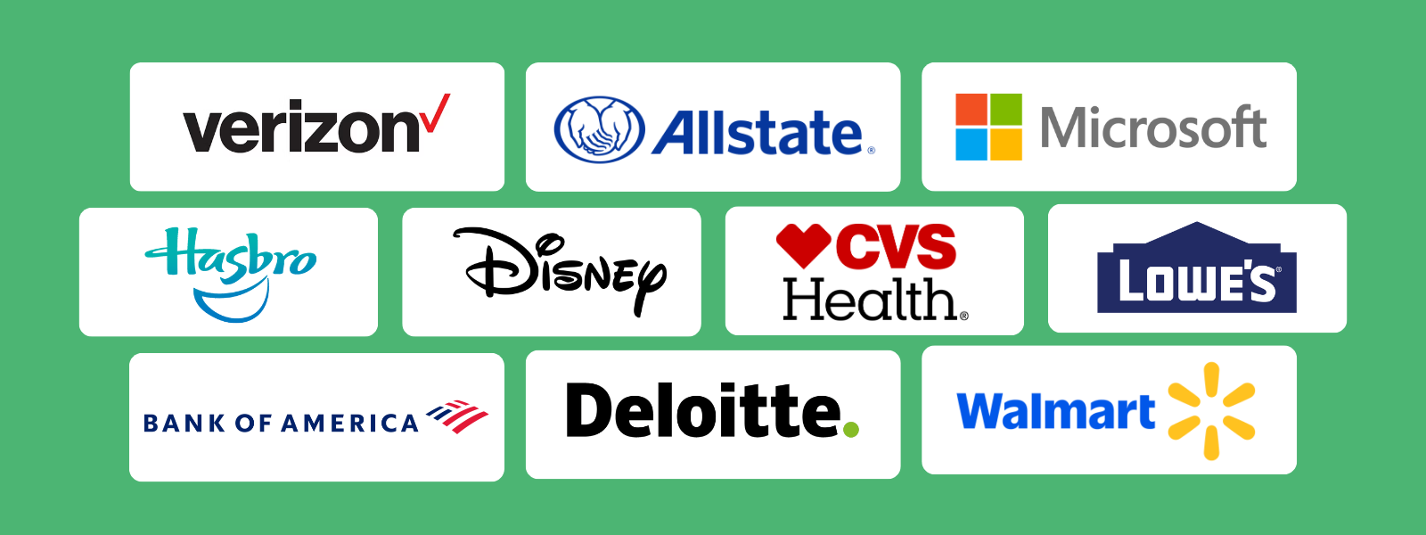 Learn how to get corporate volunteers from these participating companies