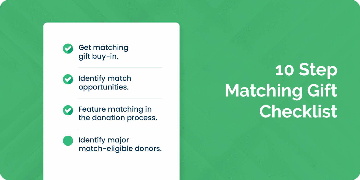 Matching Gift Checklist Download
