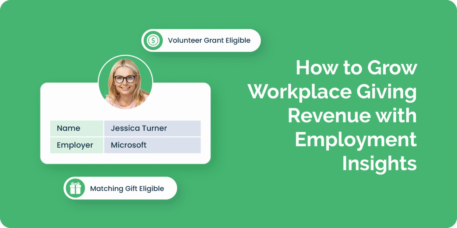 Grow workplace giving revenue with employer insights