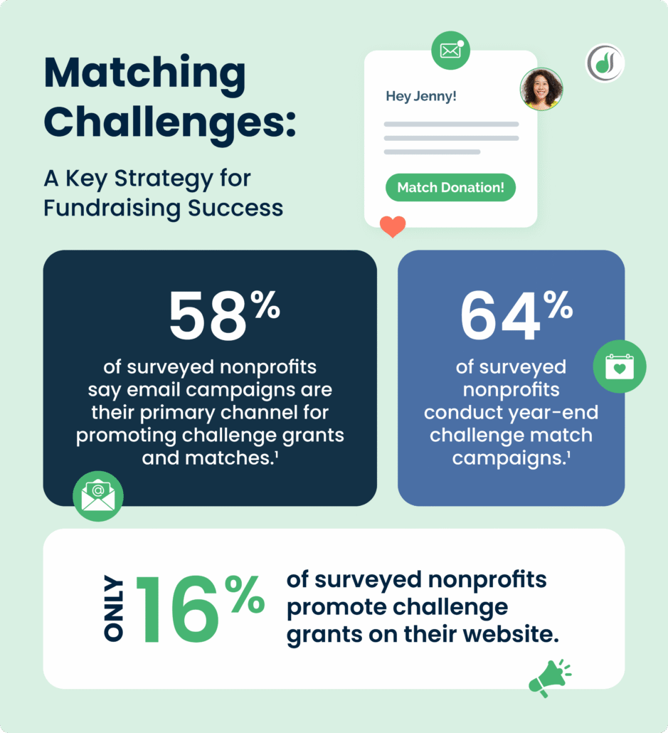 Statistics on nonprofit challenge grant usage