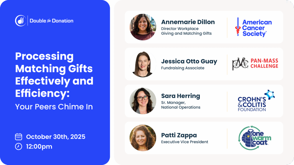 Processing Matching Gifts Effectively and Efficiently: Your Peers Chime In