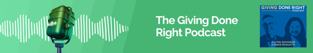 The Giving Done Right Podcast